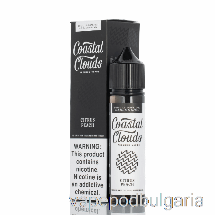 Vape Течности Citrus Peach - крайбрежни облаци Co. - 60 мл 6 мг